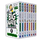 Big Nate Series 8 Books Collection Box Set by Lincoln Peirce – Strikes Again On a Roll & Funny School Adventure Collection for Kids
